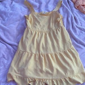 Yellow Sleeveless Dress